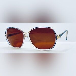 Viva Viva 650 Tortoise Blue Oval Sunglasses Frames Only